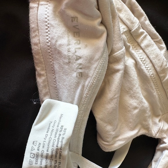 Everlane Other - Everlane 1 White & 1 light blue bra